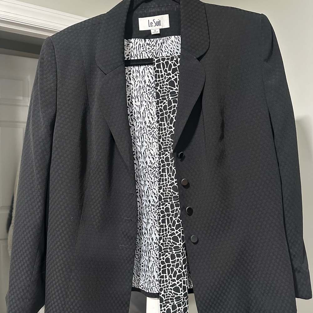 Women’s Black Blazer with scarf